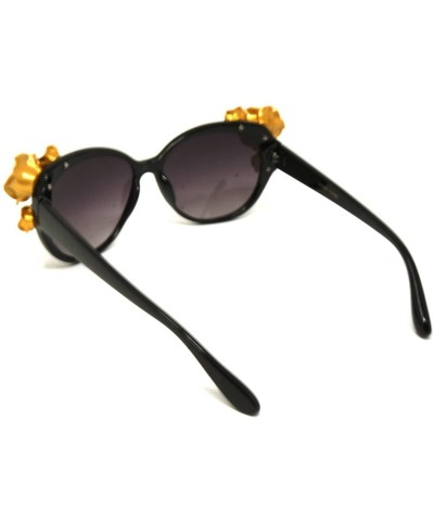 Butterfly Luxury Butterfly Lady Retro Party Beach Flowers wedding Sunglasses - C018594XEGH $13.89