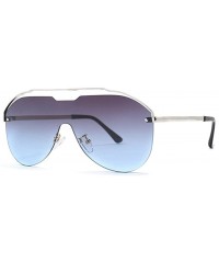 Rimless New Sunglasses Metal Rimless Sun Glasses Brand Designer Pilot Sunglasses Women Men Shades Top Fashion Eyewear - C5199...