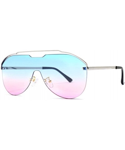 Rimless New Sunglasses Metal Rimless Sun Glasses Brand Designer Pilot Sunglasses Women Men Shades Top Fashion Eyewear - C5199...