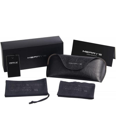 Oversized Men Vintage Aluminum Polarized Sunglasses for Men Womens Polarized Mirror with Case - Black - C618XRAXU4W $26.02