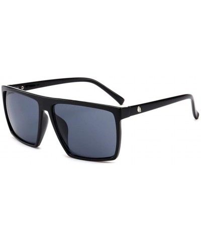 Oversized Square Sunglasses Men Mirror Photo Chromic Oversized Sunglasses Male Sun Glasses - C5 - CF194OUQ7WZ $16.88