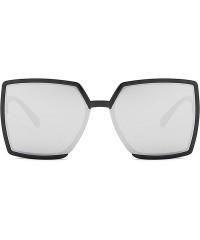 Sport Vintage style Irregular Sunglasses for Men or Women plastic AC UV 400 Protection Sunglasses - White - CP18SAT8AAY $17.97