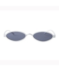 Goggle Glasses- Women Fashion Unisex Oval Shades Sunglasses Integrated UV - 9131a - CG18RT88UW3 $6.70