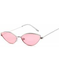 Cat Eye Cute Sexy Cat Eye Sunglasses Women Retro Small Black Red Pink Cateye Sun Glasses Female Vintage Shades For Women - CB...