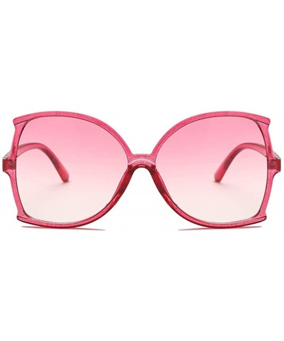 Sport women fashion Simple sunglasses Retro glasses Men and women Sunglasses - Pink - C718LLCZ0NK $12.60