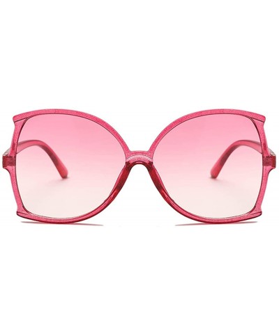 Sport women fashion Simple sunglasses Retro glasses Men and women Sunglasses - Pink - C718LLCZ0NK $12.60
