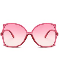 Sport women fashion Simple sunglasses Retro glasses Men and women Sunglasses - Pink - C718LLCZ0NK $12.60