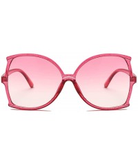 Sport women fashion Simple sunglasses Retro glasses Men and women Sunglasses - Pink - C718LLCZ0NK $12.60