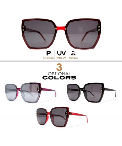 Goggle p662 Fashion Butterfly Style - Stylish Polarized Design & Spring Hinges for Women 100% UV Protection - CN192TGQ46I $28.10