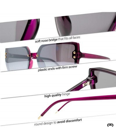 Goggle p662 Fashion Butterfly Style - Stylish Polarized Design & Spring Hinges for Women 100% UV Protection - CN192TGQ46I $28.10