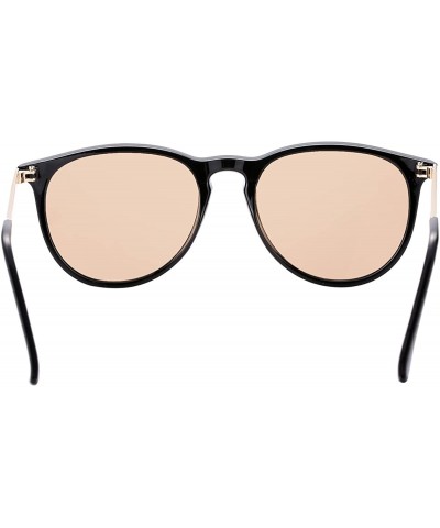 Oval Sunglasses for Women Fashion Cateye Erika Style Designer Frame Sun Glasses - CR18HCMSU86 $16.28