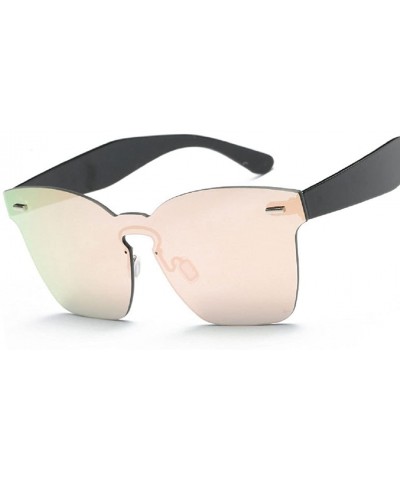 Rimless Unisex Sunglasses Fashion Style Design UV400 - Light Pink - C9182ZALK3E $20.48