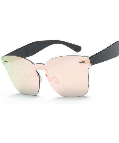 Rimless Unisex Sunglasses Fashion Style Design UV400 - Light Pink - C9182ZALK3E $11.78