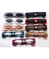 Rectangular Brand Small Square Sunglasses Women Retro Luxury Bling Round One Piece Transparent sun glasses Shades UV400 - CK1...