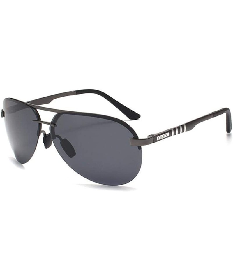 Aviator Polarized Sunglasses Men Classic Pilot Sun Glasses Driving YA541 C1 - Ya541 C2 - CJ18XGG28NO $12.16