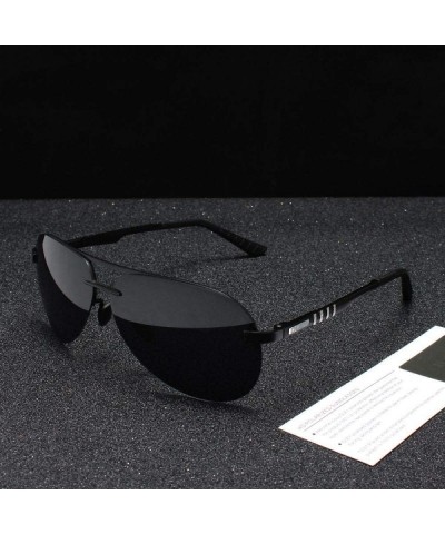 Aviator Polarized Sunglasses Men Classic Pilot Sun Glasses Driving YA541 C1 - Ya541 C2 - CJ18XGG28NO $12.16