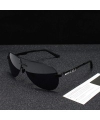 Aviator Polarized Sunglasses Men Classic Pilot Sun Glasses Driving YA541 C1 - Ya541 C2 - CJ18XGG28NO $12.16