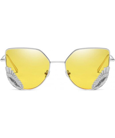 Round Round Vintage Sunglasses Rhinestone Decoration Sun Glasses for Women - Y-30 - CA198W4YQ50 $10.65