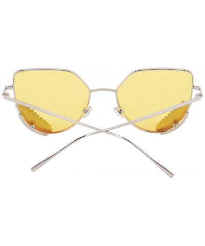 Round Round Vintage Sunglasses Rhinestone Decoration Sun Glasses for Women - Y-30 - CA198W4YQ50 $10.65