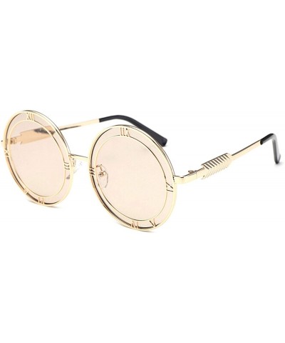 Sport Classic style Sunglasses for women metal Resin UV400 - Transparent Pink - C018T2TX5KE $24.41