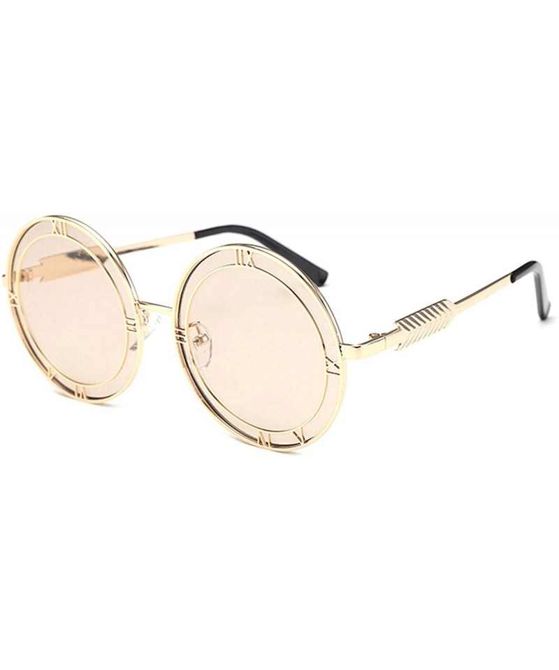 Sport Classic style Sunglasses for women metal Resin UV400 - Transparent Pink - C018T2TX5KE $24.41