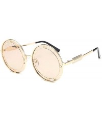 Sport Classic style Sunglasses for women metal Resin UV400 - Transparent Pink - C018T2TX5KE $24.41