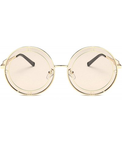 Sport Classic style Sunglasses for women metal Resin UV400 - Transparent Pink - C018T2TX5KE $24.41