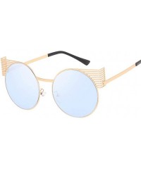 Oversized Oversized Polarized Sunglasses REYO Protection - Blue - CG18NX8RRXD $9.82