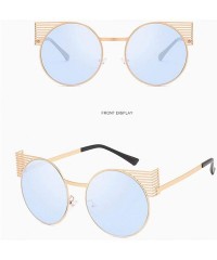 Oversized Oversized Polarized Sunglasses REYO Protection - Blue - CG18NX8RRXD $9.82