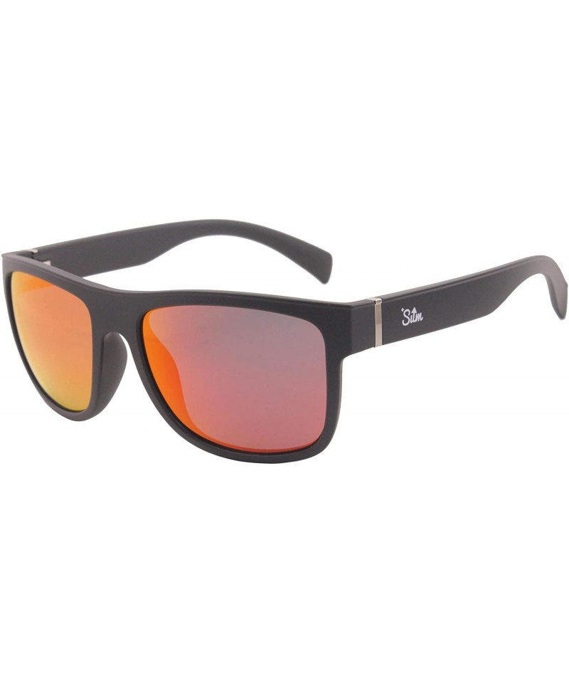 Rectangular Beach Cruiser Polarized TR90 Comfortable Durable Sunglasses for Men and Women - CV18Z008S78 $34.95