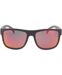 Rectangular Beach Cruiser Polarized TR90 Comfortable Durable Sunglasses for Men and Women - CV18Z008S78 $34.95