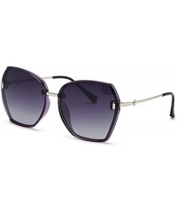 Aviator Fashion small frame sunglasses - TAC lens metal frame fashion sunglasses - D - CC18S0WSRCQ $82.04