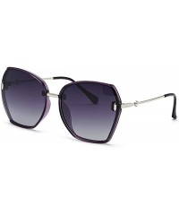 Aviator Fashion small frame sunglasses - TAC lens metal frame fashion sunglasses - D - CC18S0WSRCQ $49.23