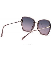 Aviator Fashion small frame sunglasses - TAC lens metal frame fashion sunglasses - D - CC18S0WSRCQ $82.04