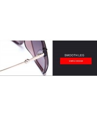 Aviator Fashion small frame sunglasses - TAC lens metal frame fashion sunglasses - D - CC18S0WSRCQ $49.23