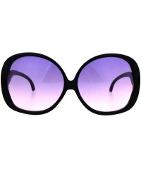 Butterfly Womens Drop Temple Butterfly Oceanic Gradient Plastic Sunglasses - Black Purple Pink - C7186GIKQ0I $12.67