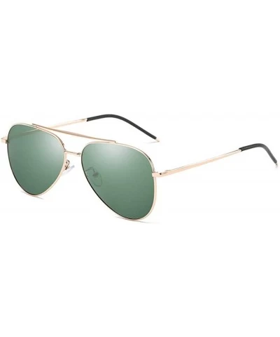 Aviator Polarizing sunglasses Classic clam glasses Polarizing driving glasses sunglasses - D - CY18Q7XULTG $60.46