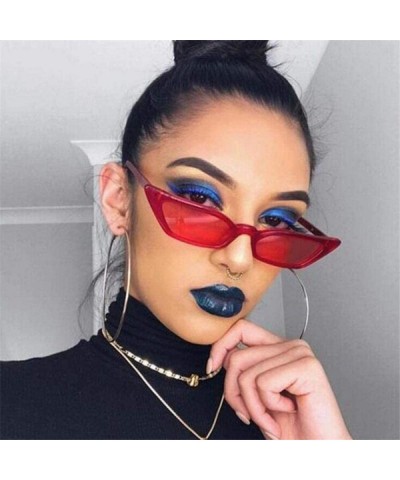 Aviator New Women Small Cat Eye Sunglasses 2019 Vintage Men Fashion Brand Random Color - Cpink - C218XDWWHZZ $7.88