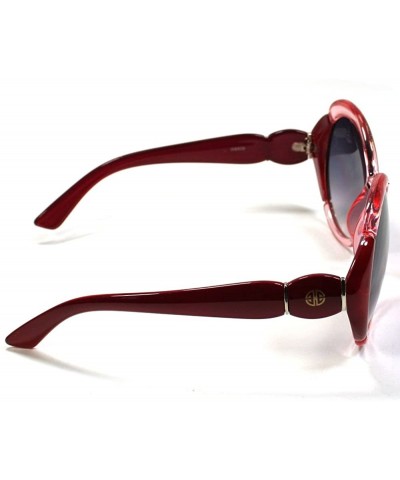 Butterfly Celebrity Inspired Women's Sunglasses 8609 - Red - C411ERE565V $9.18