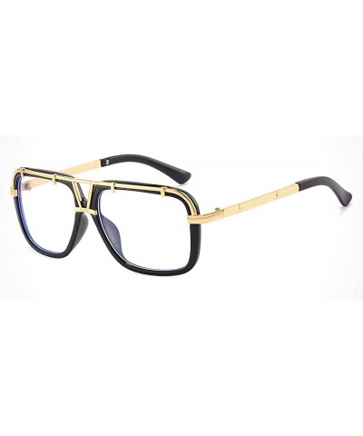 Rectangular Fashion Custom Made Nearsighted Transition Sunglasses Men's Rectangular Photochromic Optical Myopia Glasses - CM1...