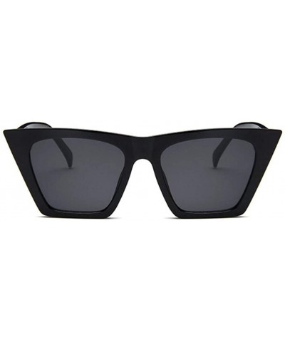 Cat Eye Square Sunglasses Man/Women Cat Eye Sun Glasses Classic Vintage UV400 Outdoor - Blue - CP198Y3UC5Q $10.60