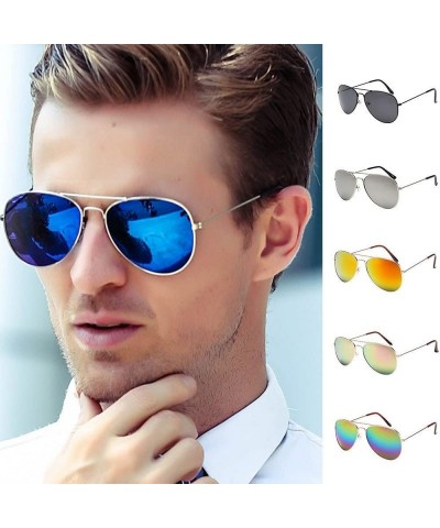 Oversized Women Men Sunglasses Retro Glasses Unisex Holiday Casual Fashion Vintage Oversize Metal Frame Gradient Eyewear - CN...