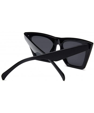 Cat Eye Square Sunglasses Man/Women Cat Eye Sun Glasses Classic Vintage UV400 Outdoor - Blue - CP198Y3UC5Q $18.68