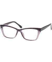 Rimless Womens Leopard Butterfly Reading Glasses Fashion Eye Glass Frame - Purple - C018IIQYRL0 $8.74