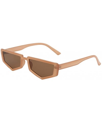 Rimless Sunglasses Fashion Irregular Eyeglasses Personality - C - C6196IYGOAW $10.79