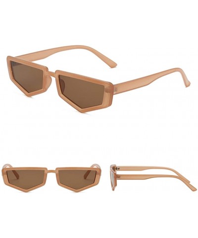 Rimless Sunglasses Fashion Irregular Eyeglasses Personality - C - C6196IYGOAW $10.79