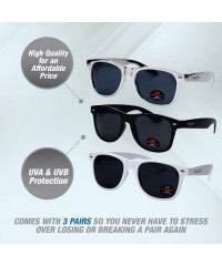 Wrap Sunglasses for Men- Women & Kids by Ray Solée- 3 Pack of Tinted Lenses with UVA & UVB Protection - CA12FL4FOAB $13.38