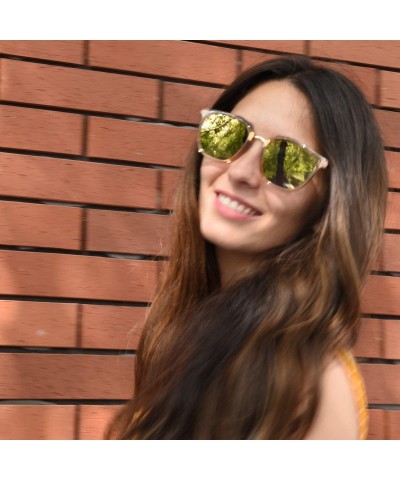 Square Classic Square Vintage Sunglasses - C518U2Z25QG $13.33