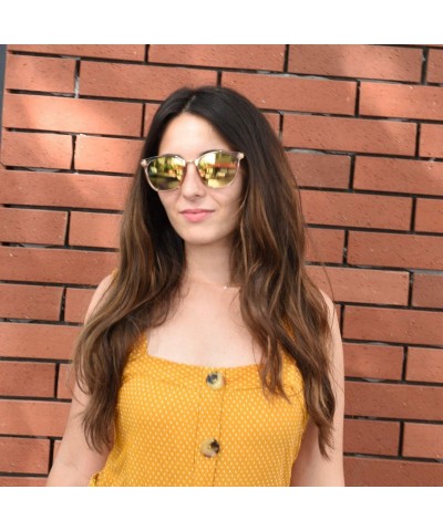 Square Classic Square Vintage Sunglasses - C518U2Z25QG $13.33