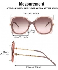 Square Classic Designer Style Square 100% UV Blocking protection Sunglasses For Women - CJ1985HTOCK $18.72